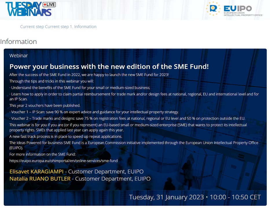 Webinar - Ideas Powered for Business SME Fund