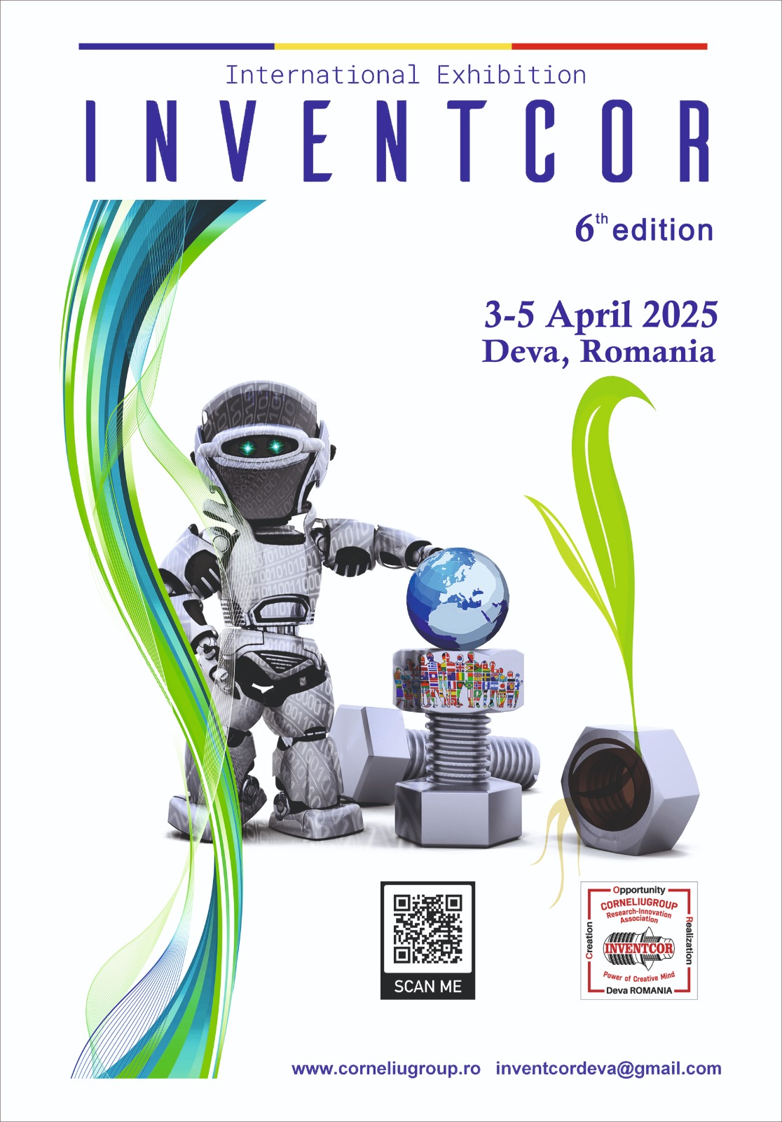 Cea de-a VI-a ediție a Salonului Internațional INVENTCOR 2025 - Centrul Cultural “Drăgan Muntean” Deva